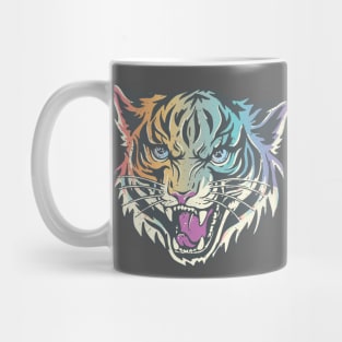 Pastel Rainbow Tiger Mug